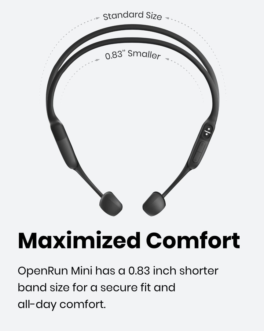 camaras y audio - Shokz OpenRun Mini Bone Conduction Auriculares deportivos Bluetooth 2