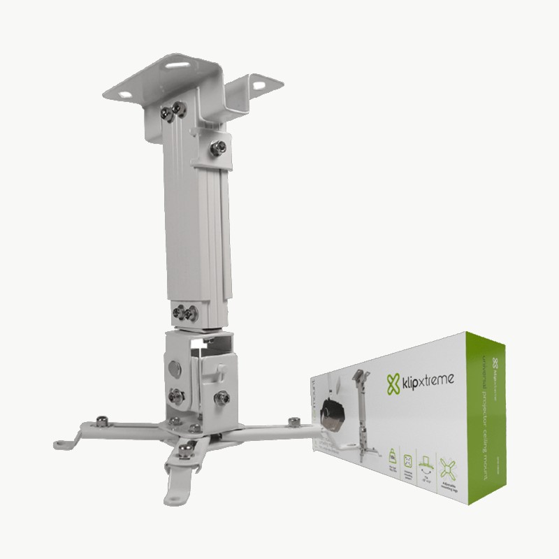 computadoras y laptops - SOPORTE BASE PARA PROYECTOR KLIPX BLANCA DE TECHO  0