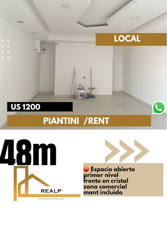 oficinas y locales comerciales - Local Piantini nivel 1 0