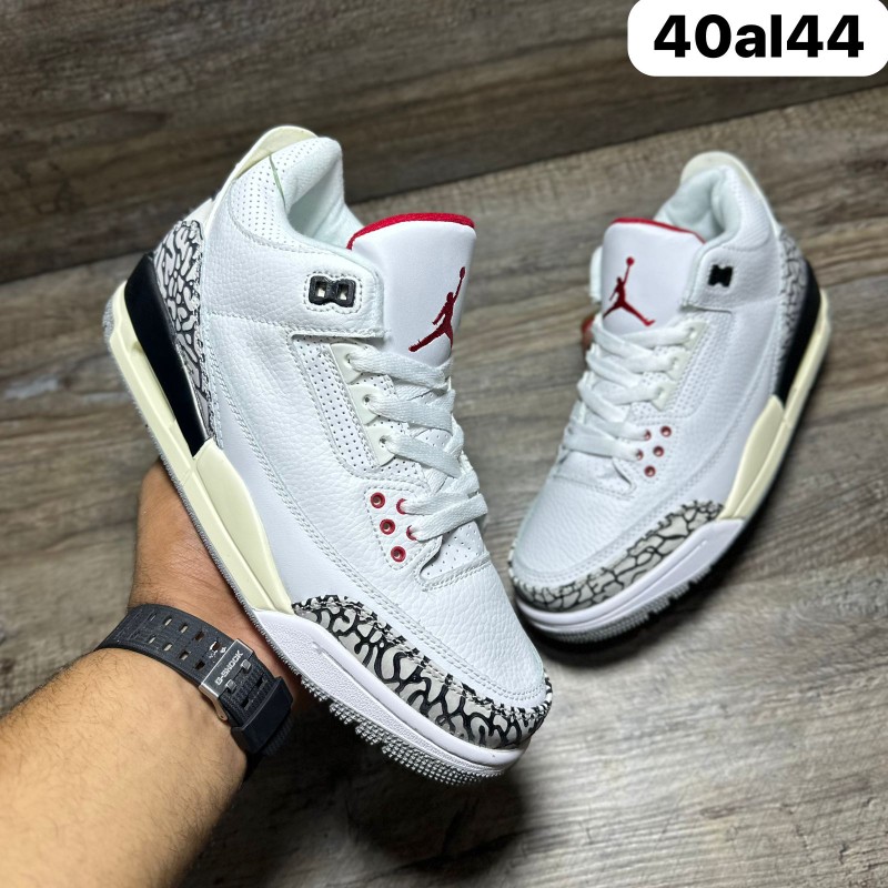 zapatos unisex - Teni Tenis Nike Air Jordan Retro 3 Black Ultimate Edition 03 Limited 2K25 🚀 7