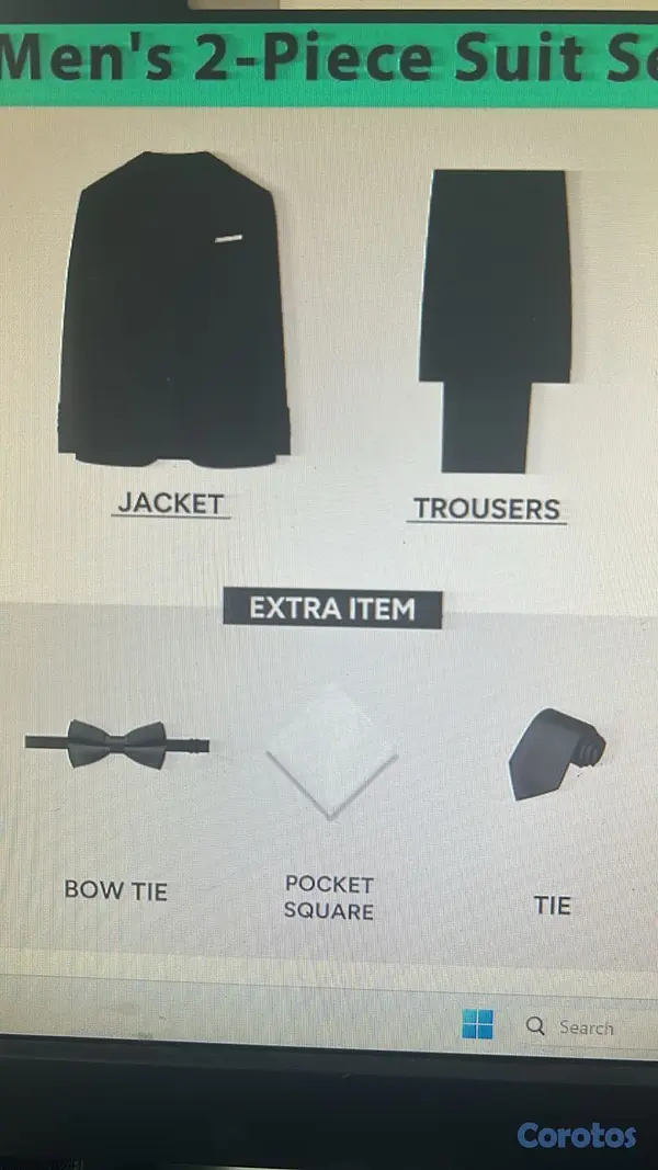 ropa para hombre - TRAJE DE VESTIR Se vende $6,500, talla 38R, para c 3