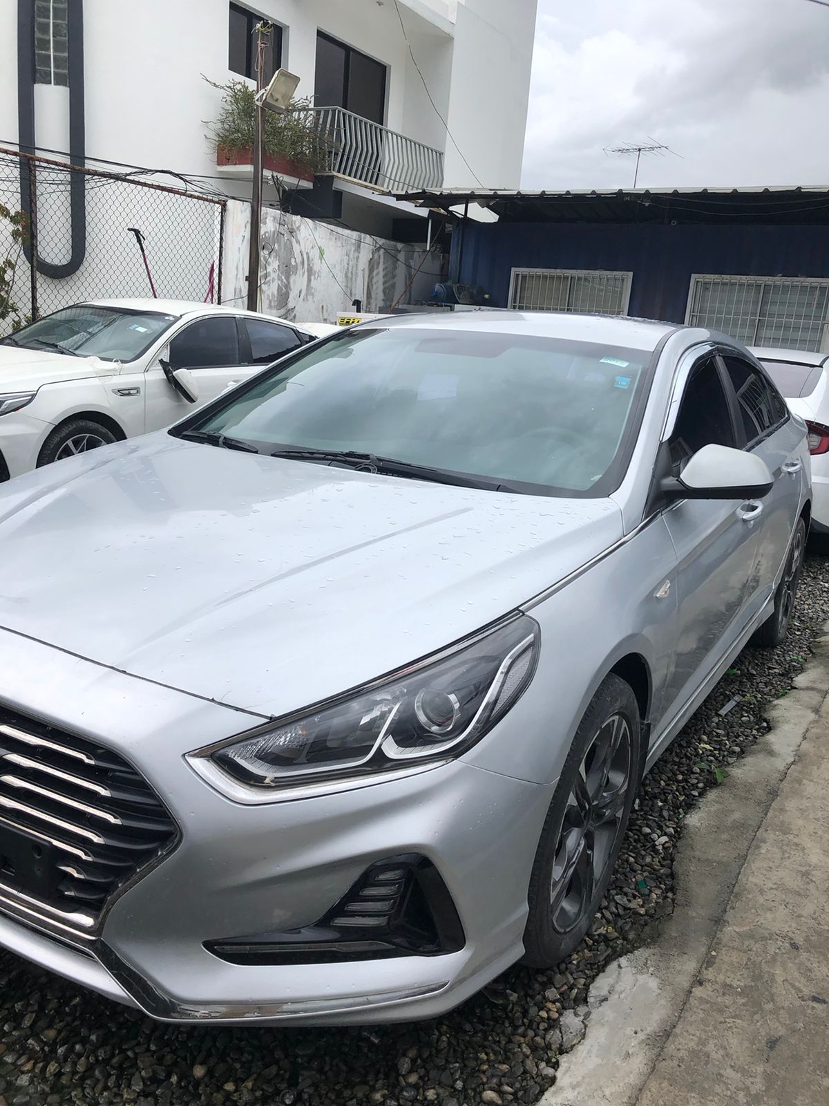 carros - HYUNDAI SONATA NEW RISE 2018 GRIS 1