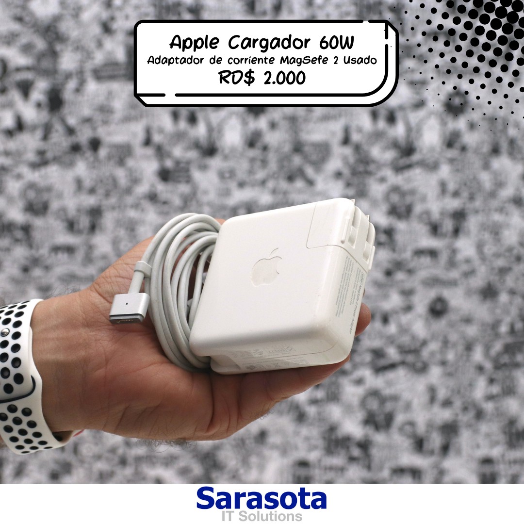 accesorios para electronica - Apple Cargador MagSafe 2 60W para MacBook Pro de 13" Usados 0