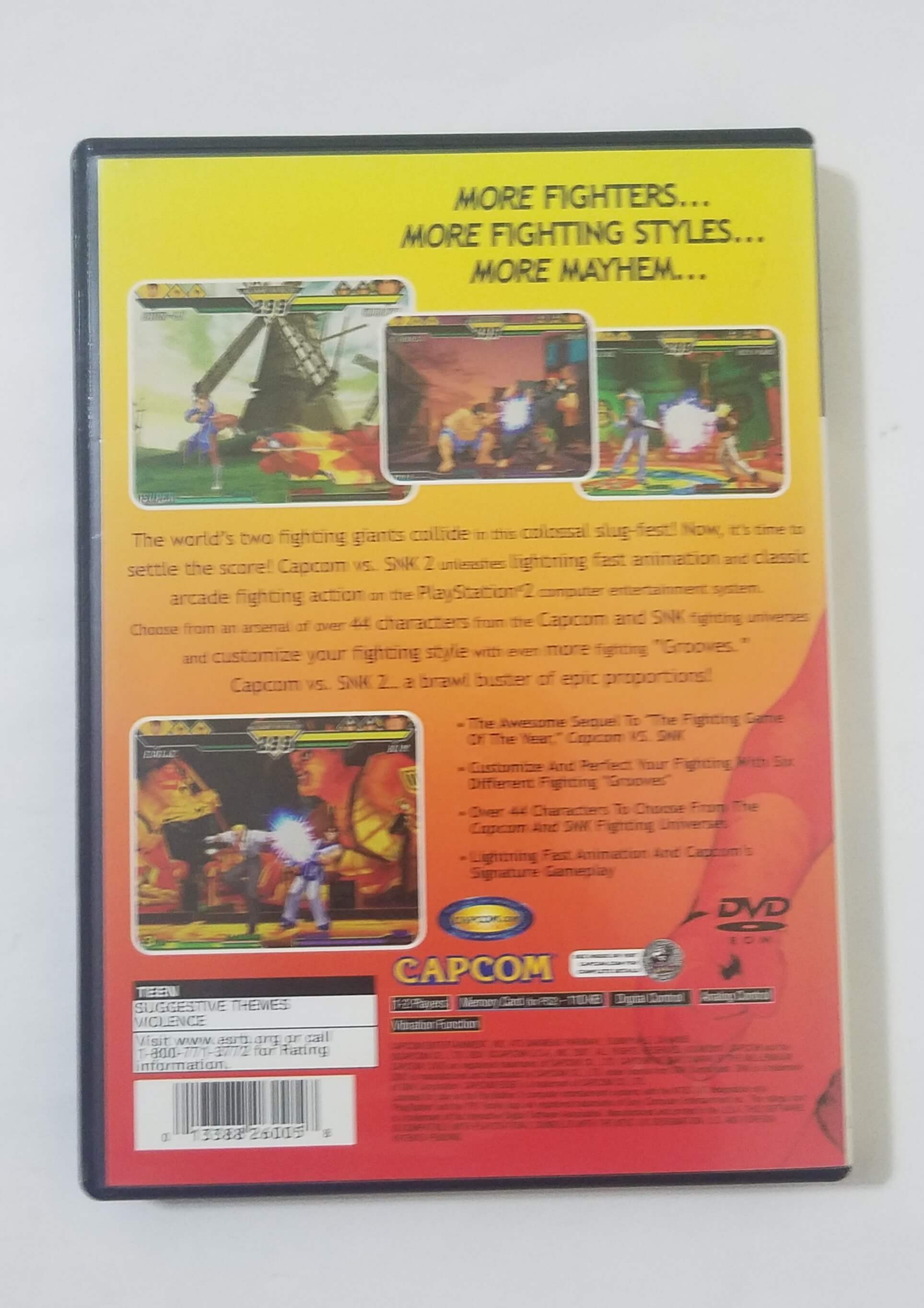 consolas y videojuegos - Capcom vs. SNK 2 de PlayStation 2 (PS2) [Completo] 2