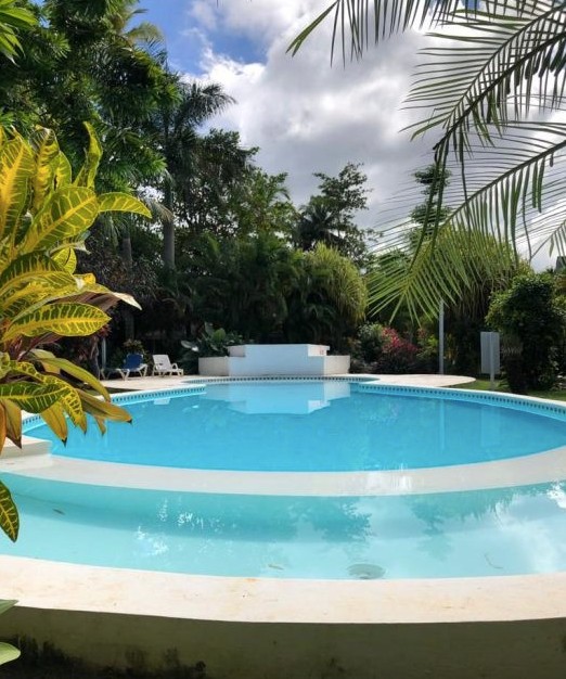 casas - Villa de 3 Habitaciones con piscina próximo a la Playa Ballenas, Las Terrenas 1