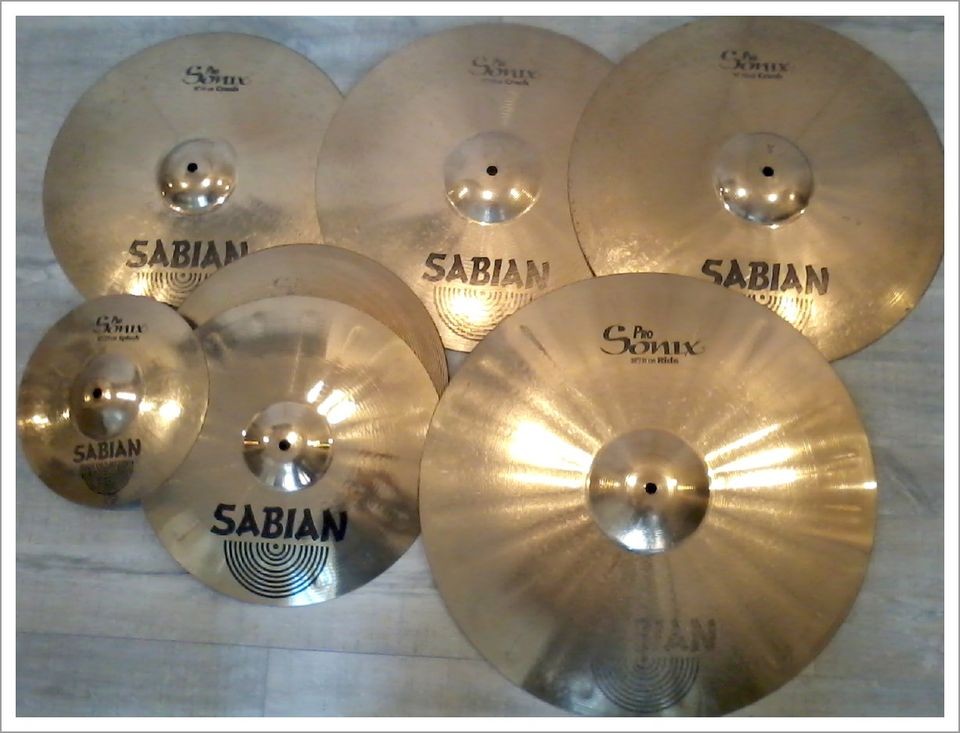 instrumentos musicales - SET PLATILLOS SABIAN PRO SONIX
40 000 RD$ 0