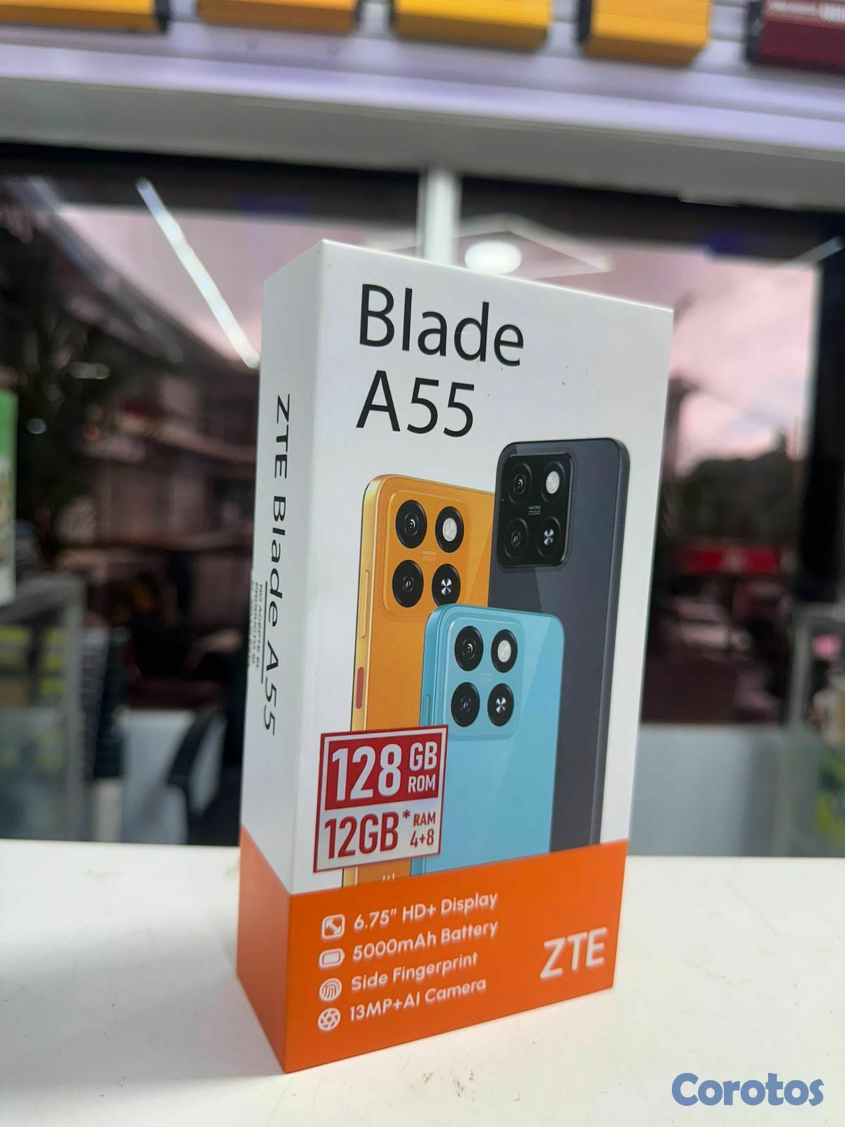 celulares y tabletas - SMARTPHONE ZTE BLADE A55 128GB - JACOBO SOLAR