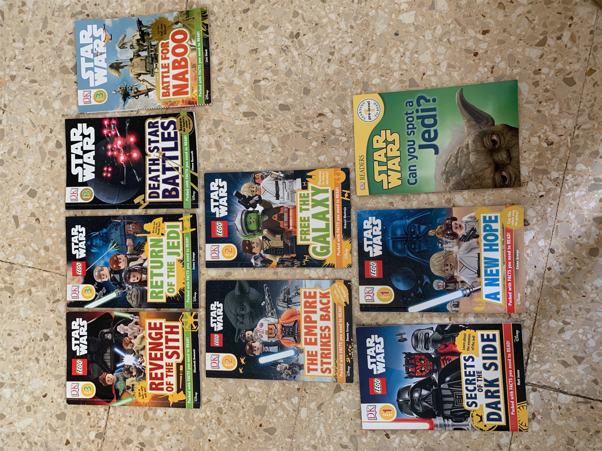 Star Wars LEGO: libros de lectura para niños
