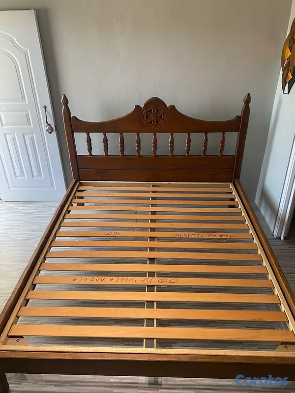 muebles y colchones - cama clásica con colchon  2