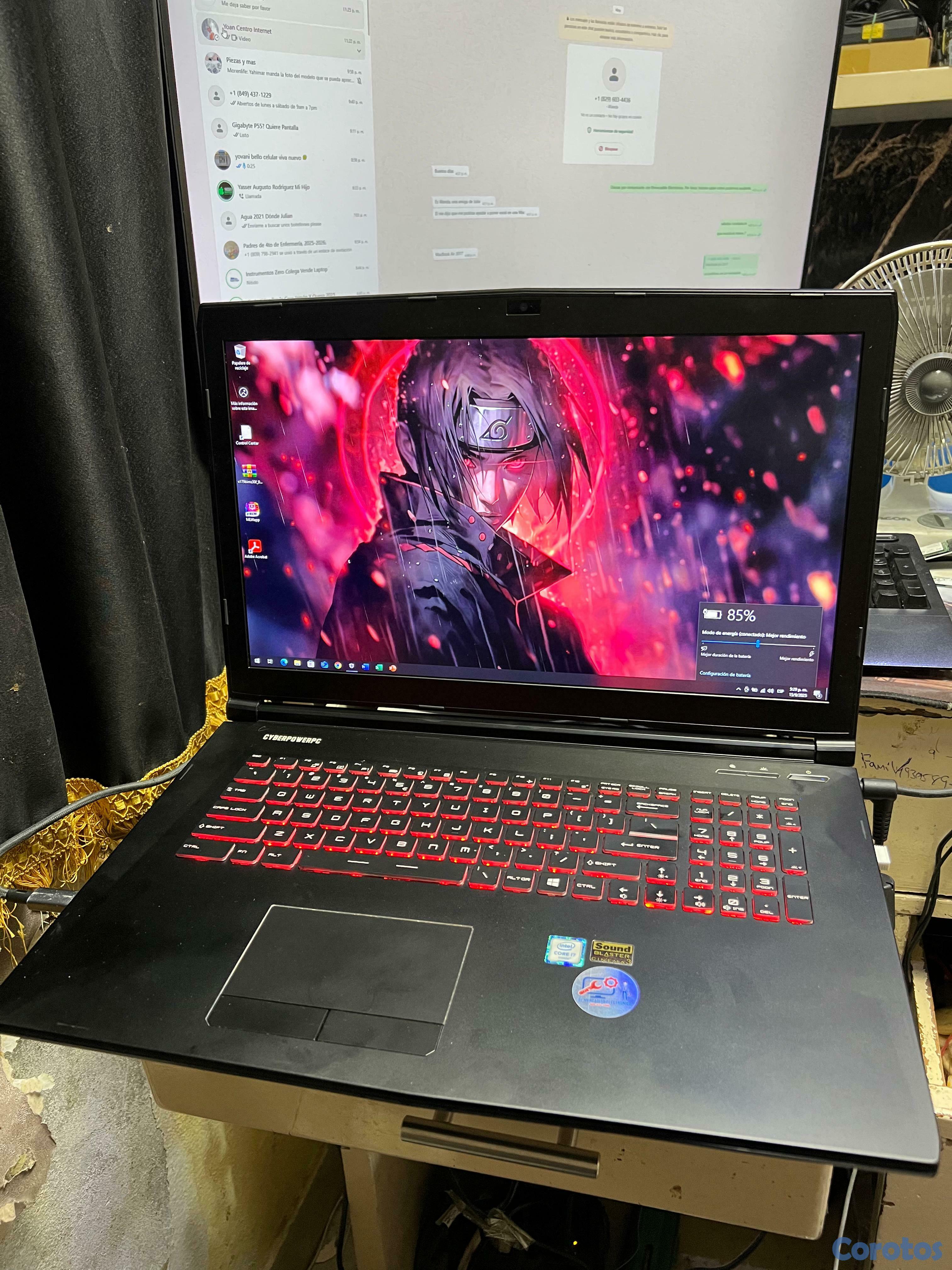 computadoras y laptops - Laptop Gaming Cyberpower  Intel i7-6700HQ@2,60ghz/Nvidia gtx1060 6GB/16gb ddr4/s 1