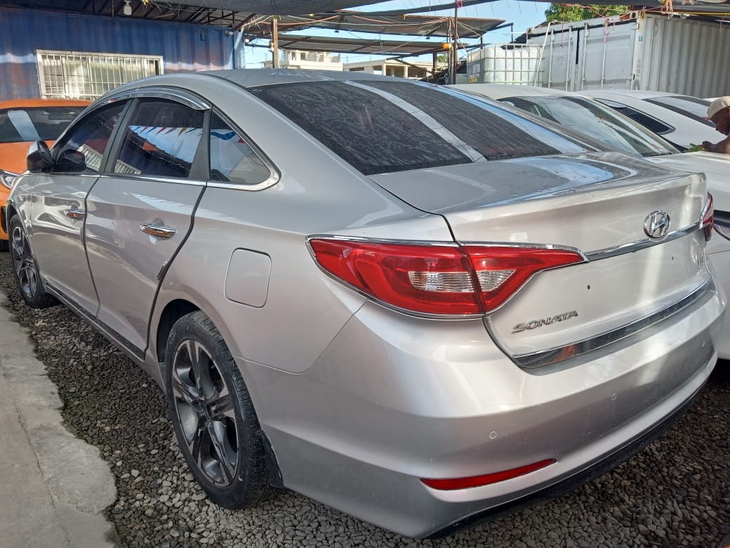 carros - HYUNDAI SONATA LF 2015 GRIS 4