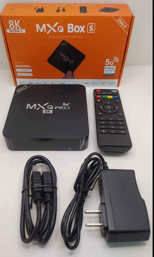 tv - TV BOX MXQ BOX S 8K  1