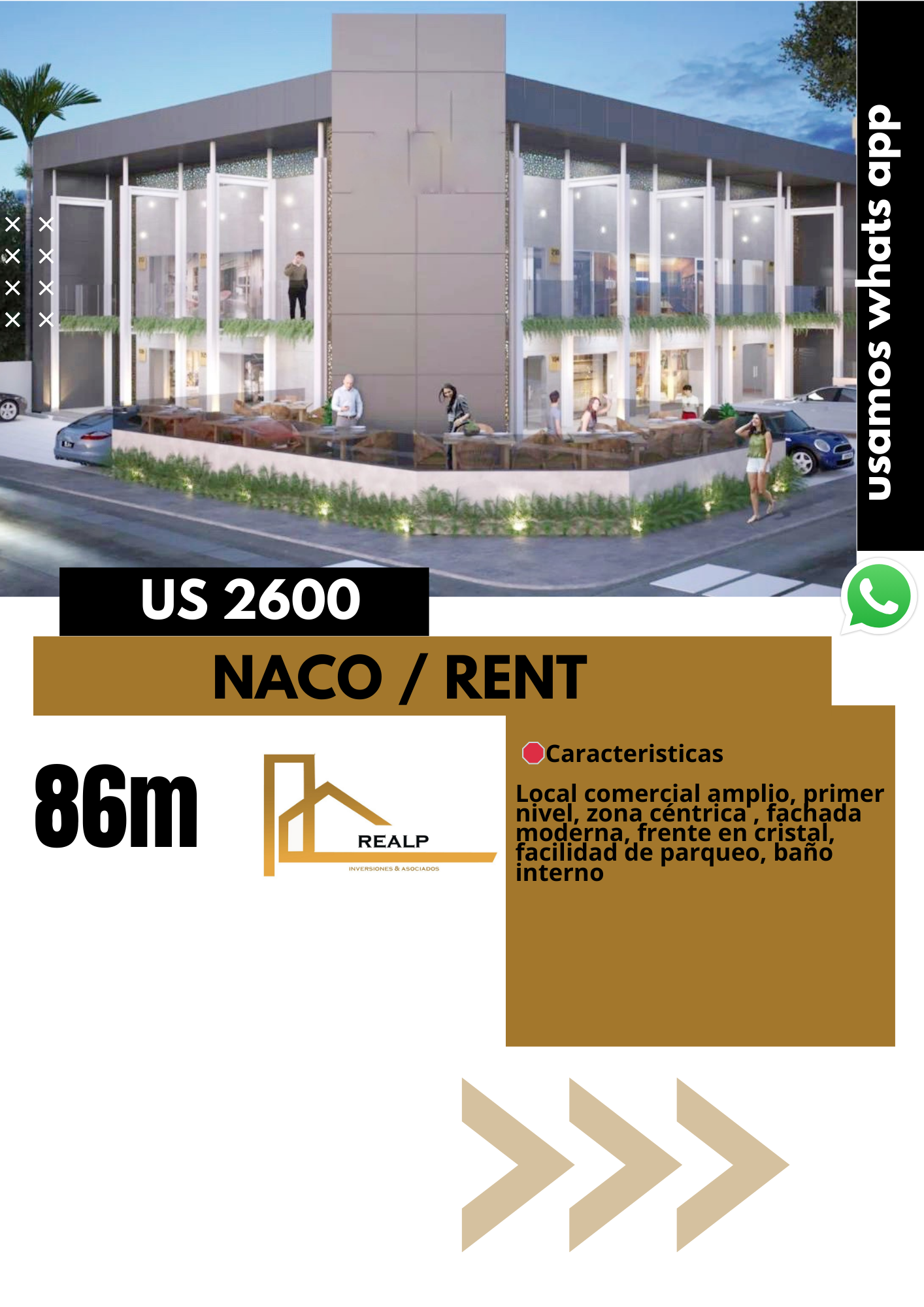 oficinas y locales comerciales - Local primer nivel Naco