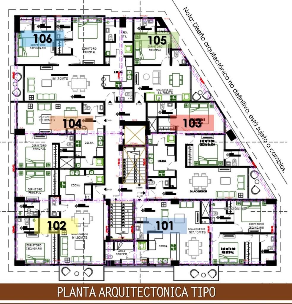apartamentos - Altos del Arroyo Hondo 24 apartamentos de Uno y Dos habitaciones  5