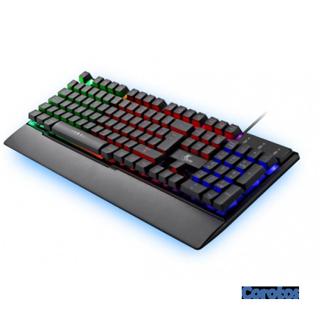 computadoras y laptops - TECLADO GAMER XTECH XTK-510E, USB, INGLES, MULTIMEDIA, LUZ DE FONDO 1