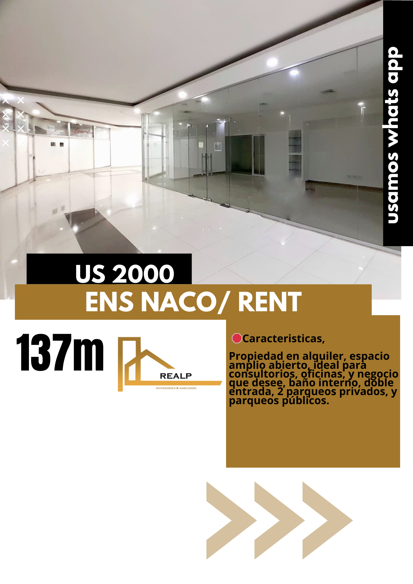 oficinas y locales comerciales - Local céntrico en Naco
