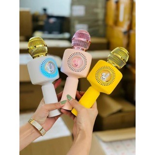 juguetes - Microfono karaoke bluetooth con altavoz integrado recargable inalambrico 5