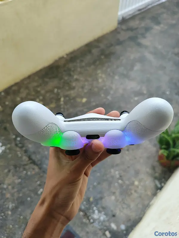 consolas y videojuegos - OFERTA Controlador inalámbrico iluminado GamingBoy para PS4/PC, Moviles Blanco 3