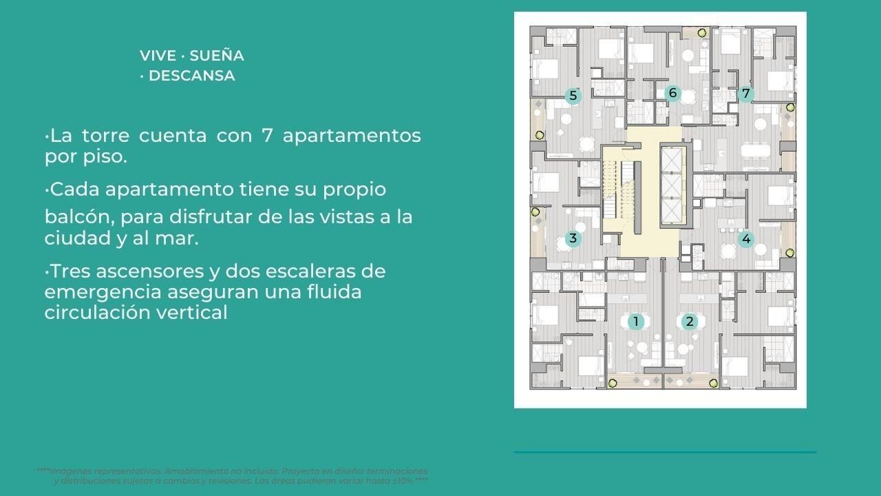 apartamentos - Apartamento en proyecto exclusivo ubicado en el sector Evaristo Morales Sto. Dom 3