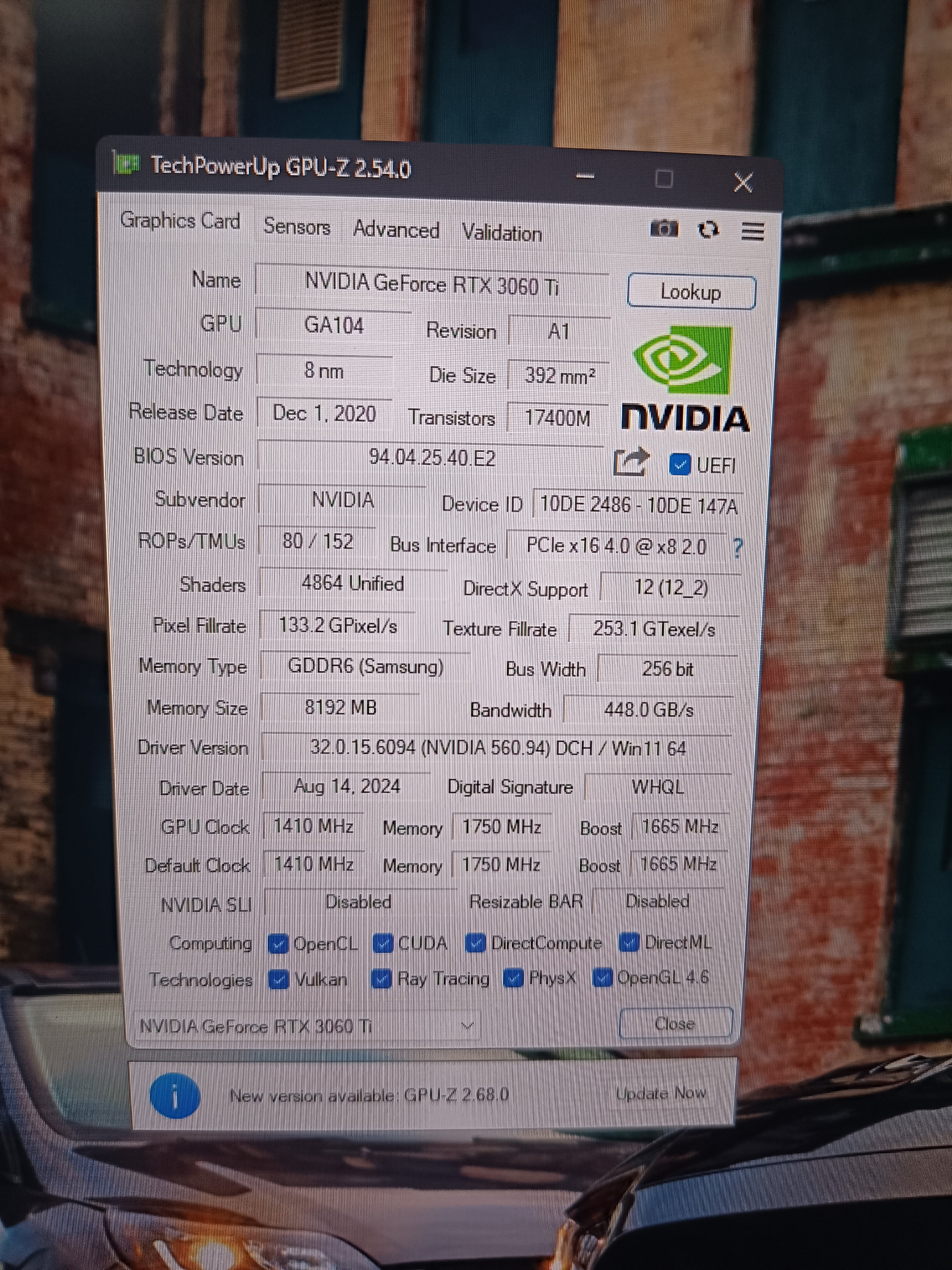 computadoras y laptops - RTX 3060 Ti Founders Edition 8GB GDDR6
 4