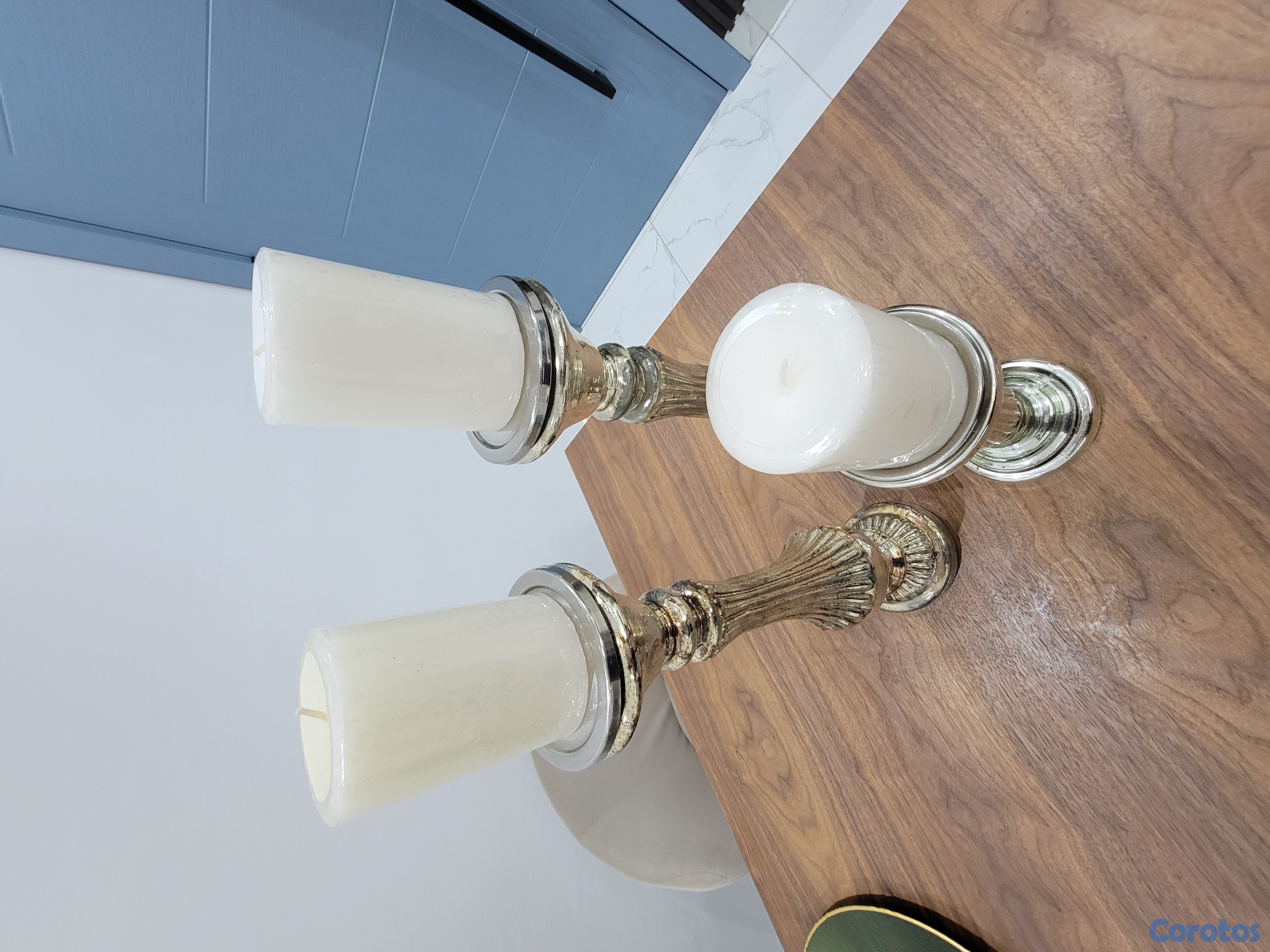 decoración y accesorios - Juego de 3 portavelas o candelabros 2