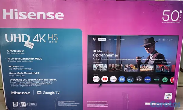 tv - Smart TV Hisense Google TV 4k 50 pulgadas  2