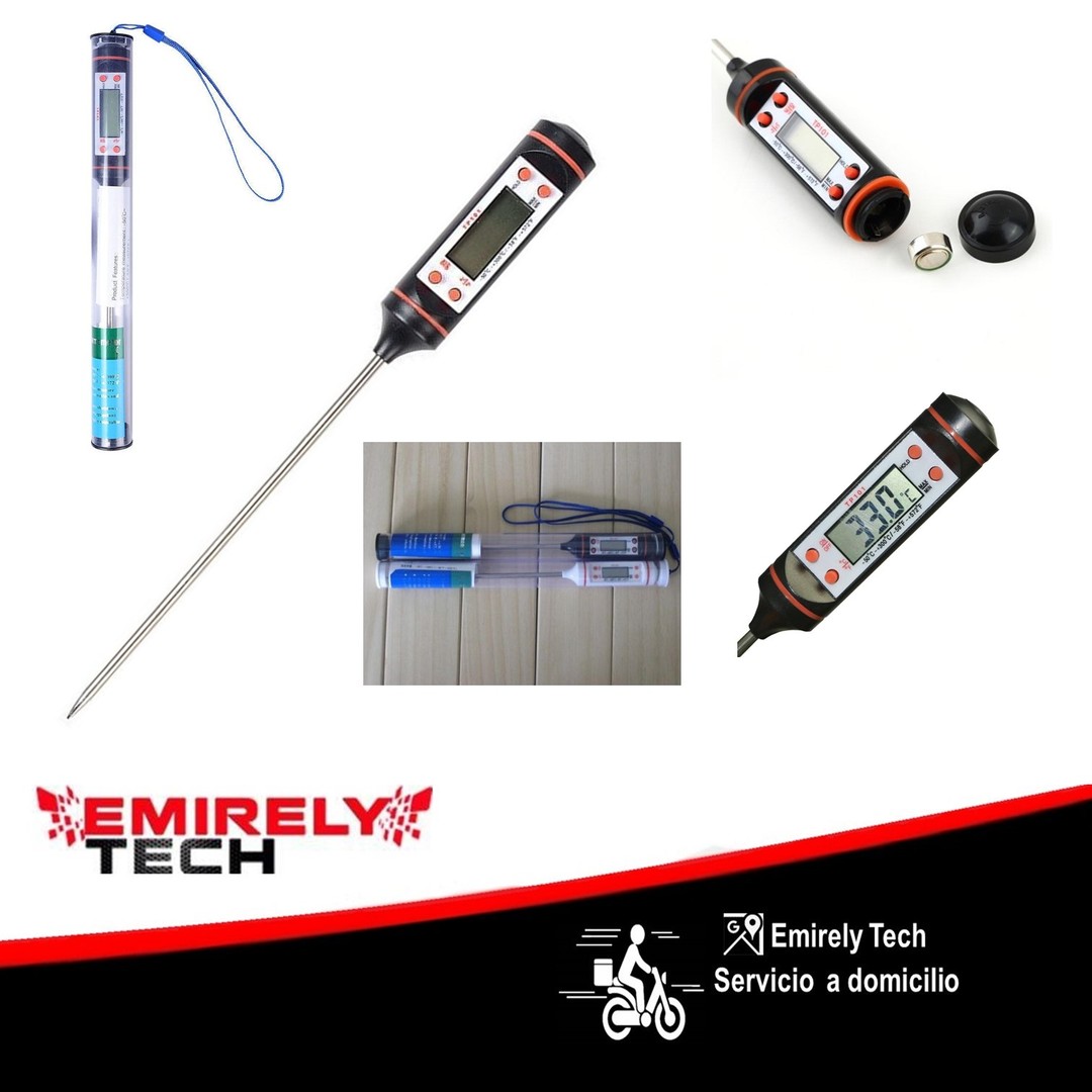 otros electronicos - Termometro digital termometros sonda de temperatura para uso industrial