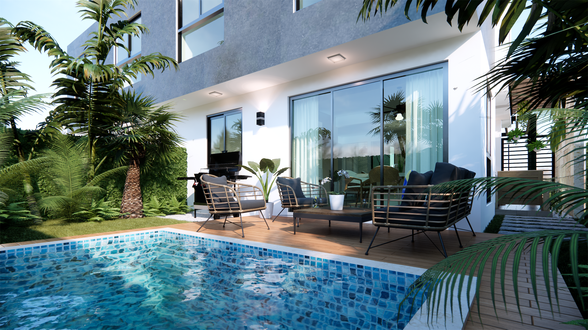 casas vacacionales y villas - Venta de Villa en punta cana Costa cana Dariens Residens entrega junio 2023