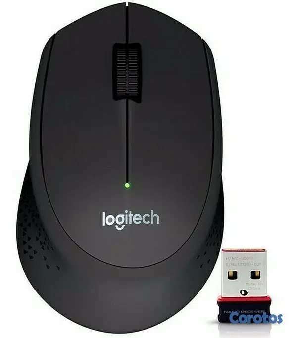 computadoras y laptops - MOUSE LOGITECH M280 INALAMBRICO OPTICO, RECEPTOR USB, NEGRO, ERGONOMICO. 2