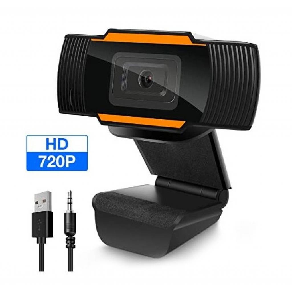camaras y audio - Cámara web USB 720P HD con micrófono integrado, ideal para reuniones, fotos o vi