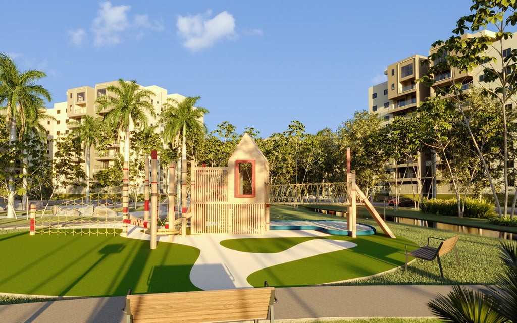 apartamentos - Apartamento en venta #24-1428 con 3 dormitorios, piscina, balcón, terraza, GYM. 6