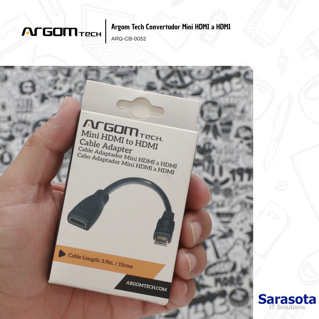 accesorios para electronica - Argom Tech Mini HDMI a HDMI hembra 1
