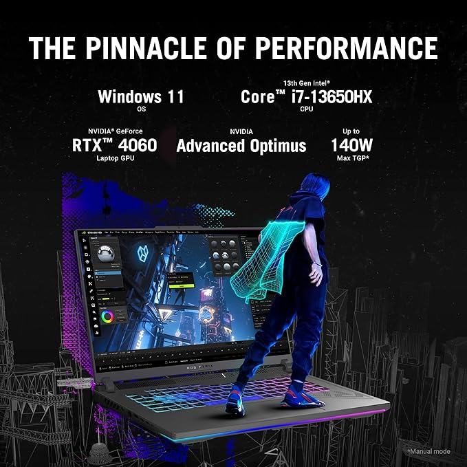 computadoras y laptops - ASUS ROG Strix G16 16" RTX 4060 i7 1TB/16GB DDR5 7