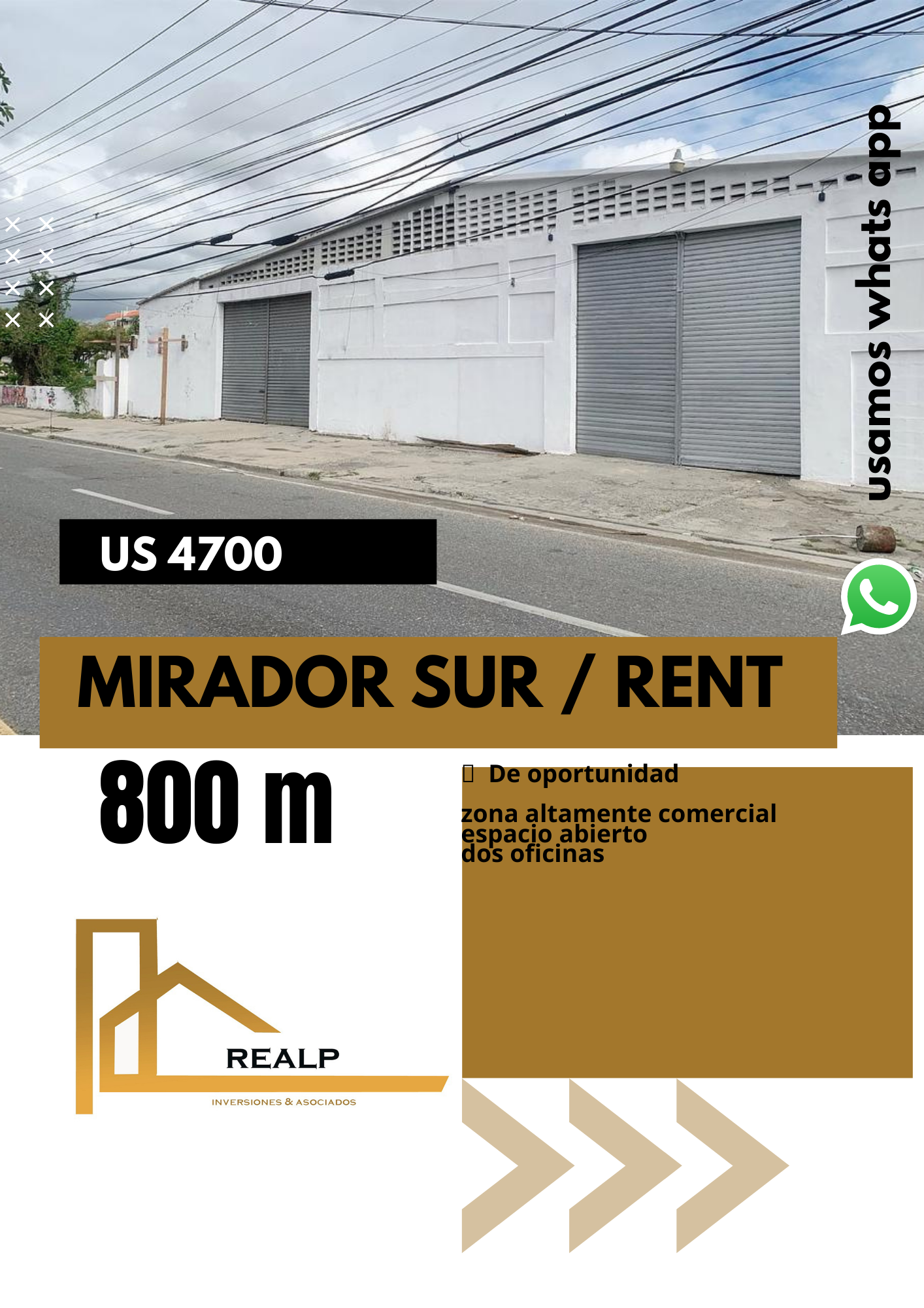oficinas y locales comerciales - Nave en el mirador sur