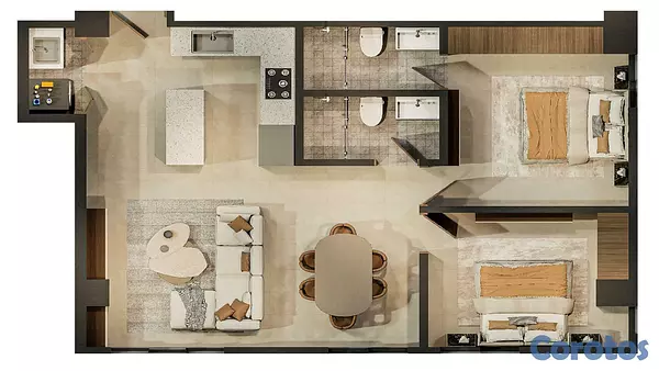 apartamentos - Proyecto Tipo Condohotel ideal para inversión en Santiago, Próximo al Aeropuerto 5