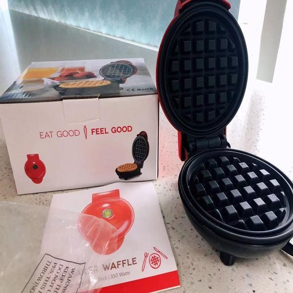 cocina - Mini waflera electrica antiadherente  2