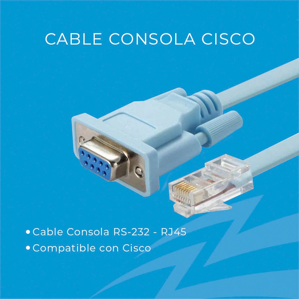 otros electronicos - Cable de consola Serial a RJ-45 Cisco  