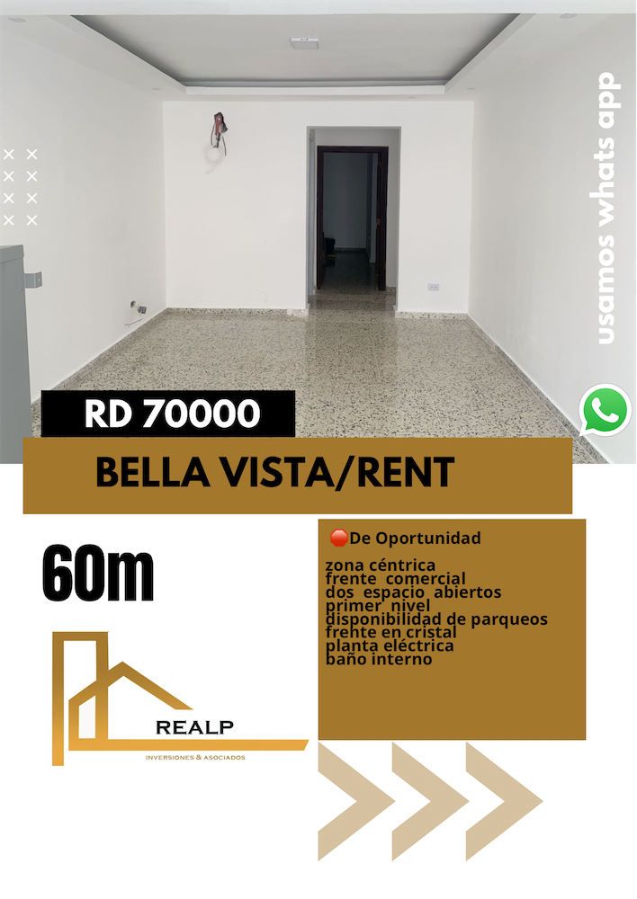 oficinas y locales comerciales - Local en primer nivel bella vista  0