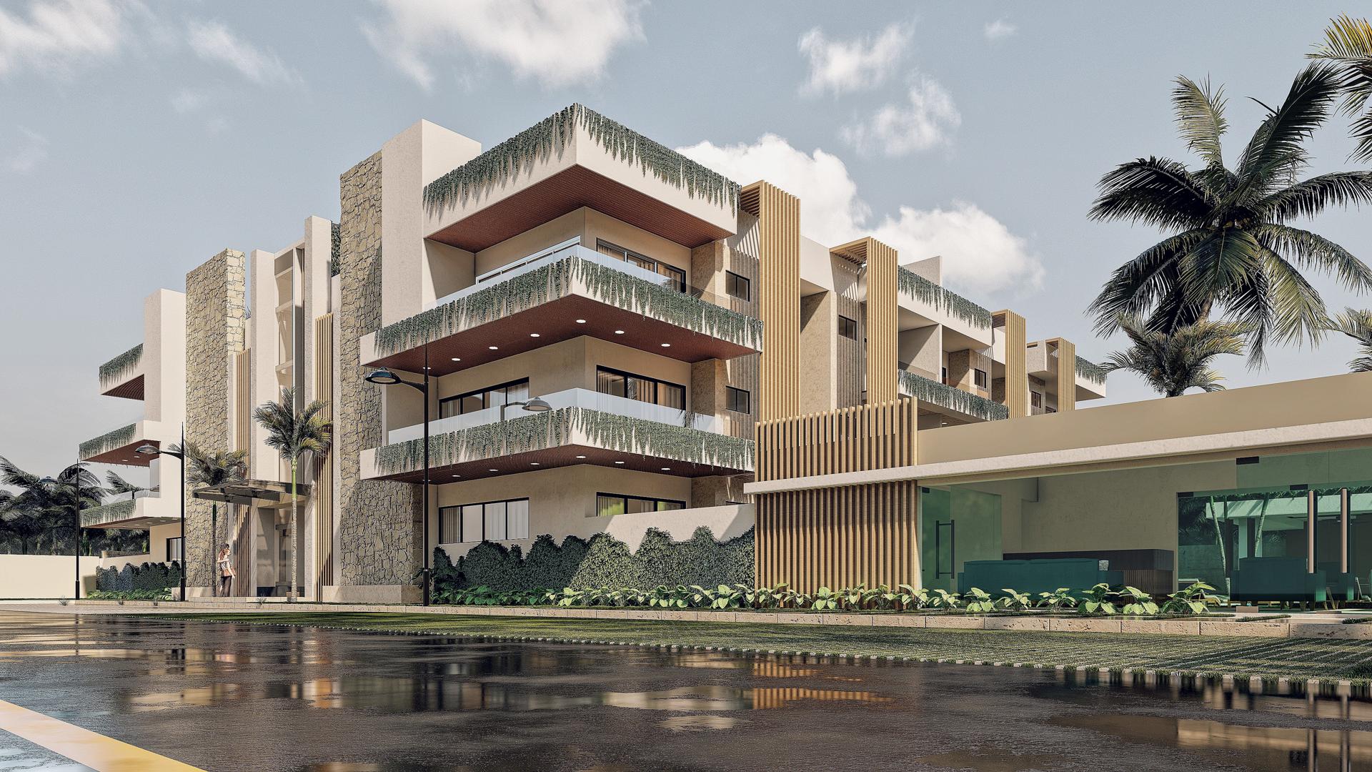 apartamentos - PROYECTO DE APARTAMENTOS EN PUNTA CANA BAVAROARO