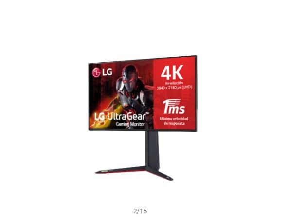 computadoras y laptops - Monitor LG UltraWide 27`` AMD Freesync G-Sync 27GN950 2