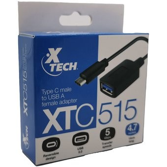 computadoras y laptops - ADAPTADOR XTECH USB TYPE C, A USB 3.0 (XTC-515)