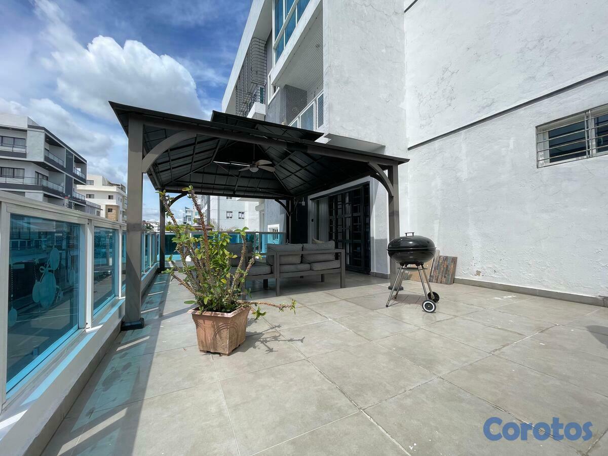 apartamentos - Apartamento Amueblado en Alquiler con Terraza Privada - Los Prados 3