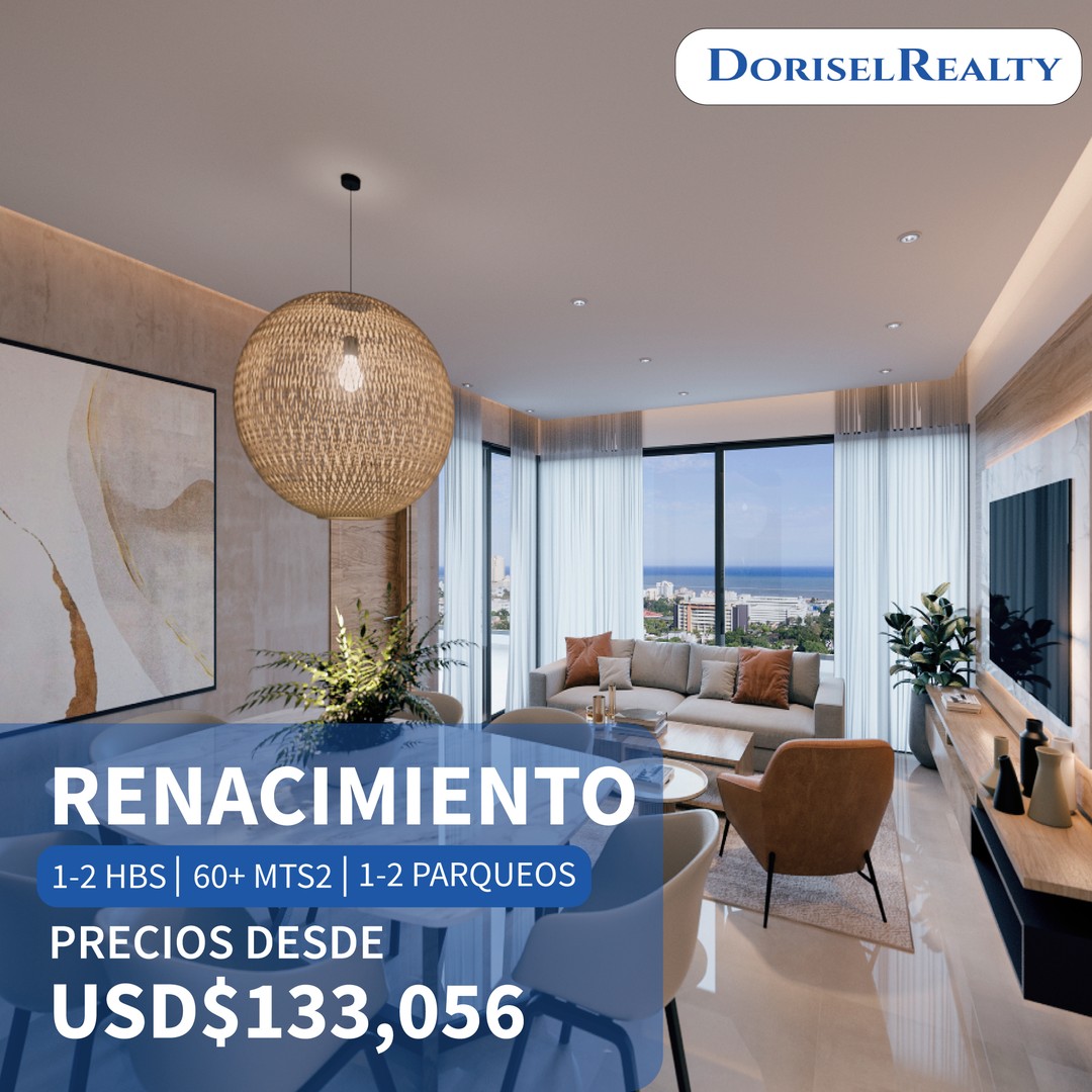 apartamentos - VENTA DE HERMOSOS APARTAMENTOS EN SECTOR RENACIMIENTO