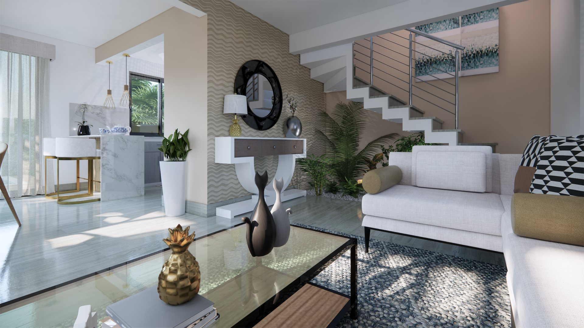casas vacacionales y villas - Venta de Villa en punta cana Costa cana Dariens Residens entrega junio 2023 1