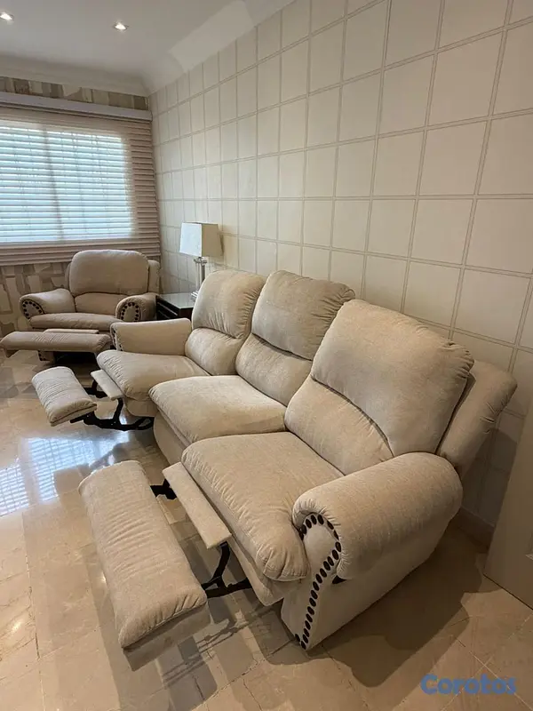 muebles y colchones - JUEGO DE SALA RECLINABLE  5