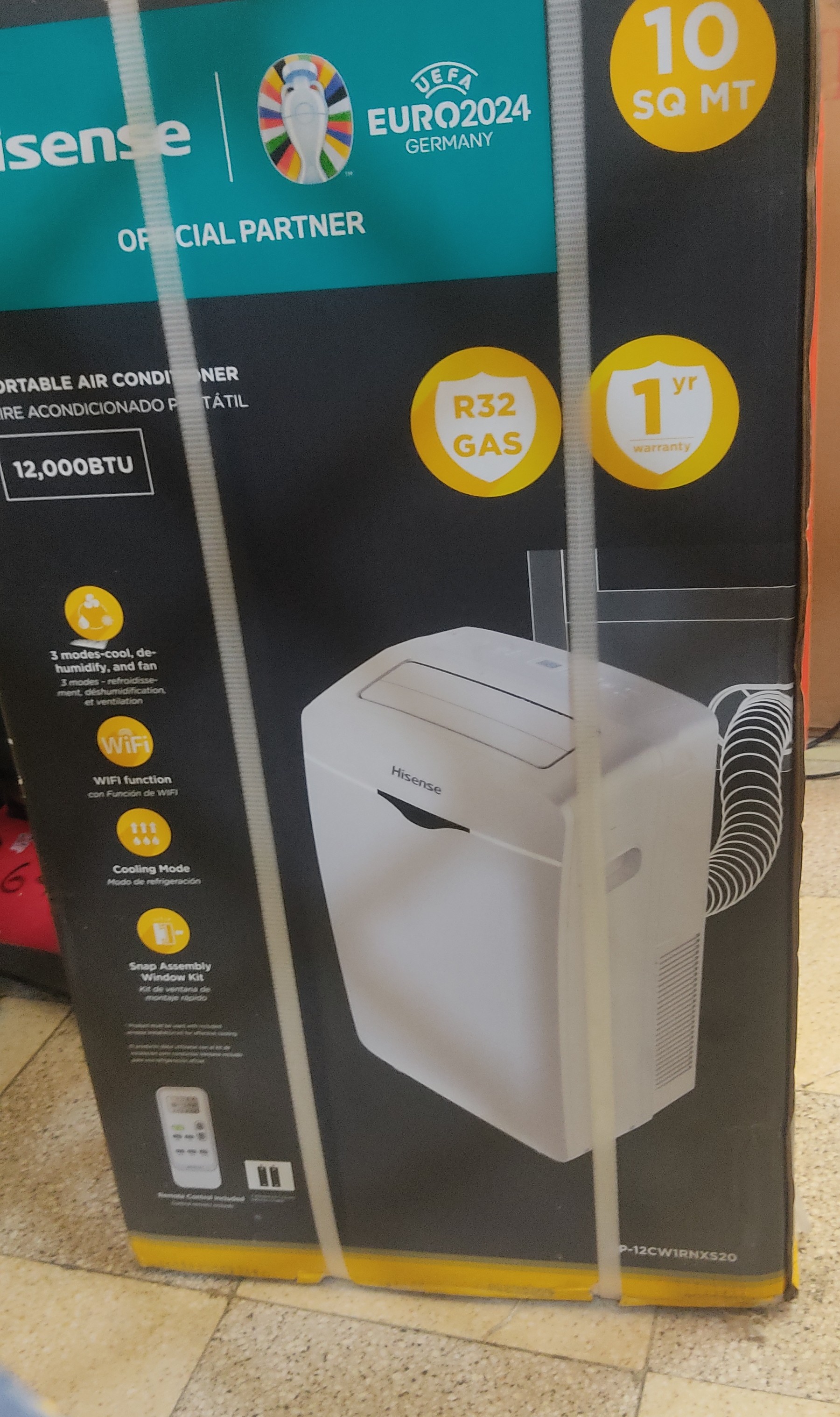 aires acondicionados y abanicos - aire portátil hisense bajo consumo con wifi