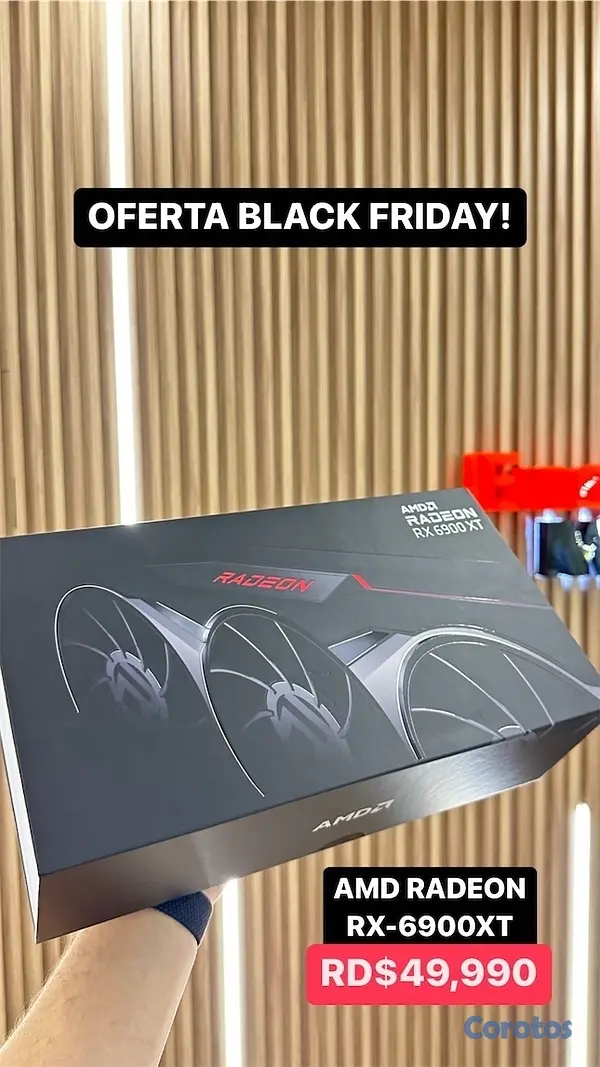 computadoras y laptops - AMD RADEON RX6900 XT SELLADA