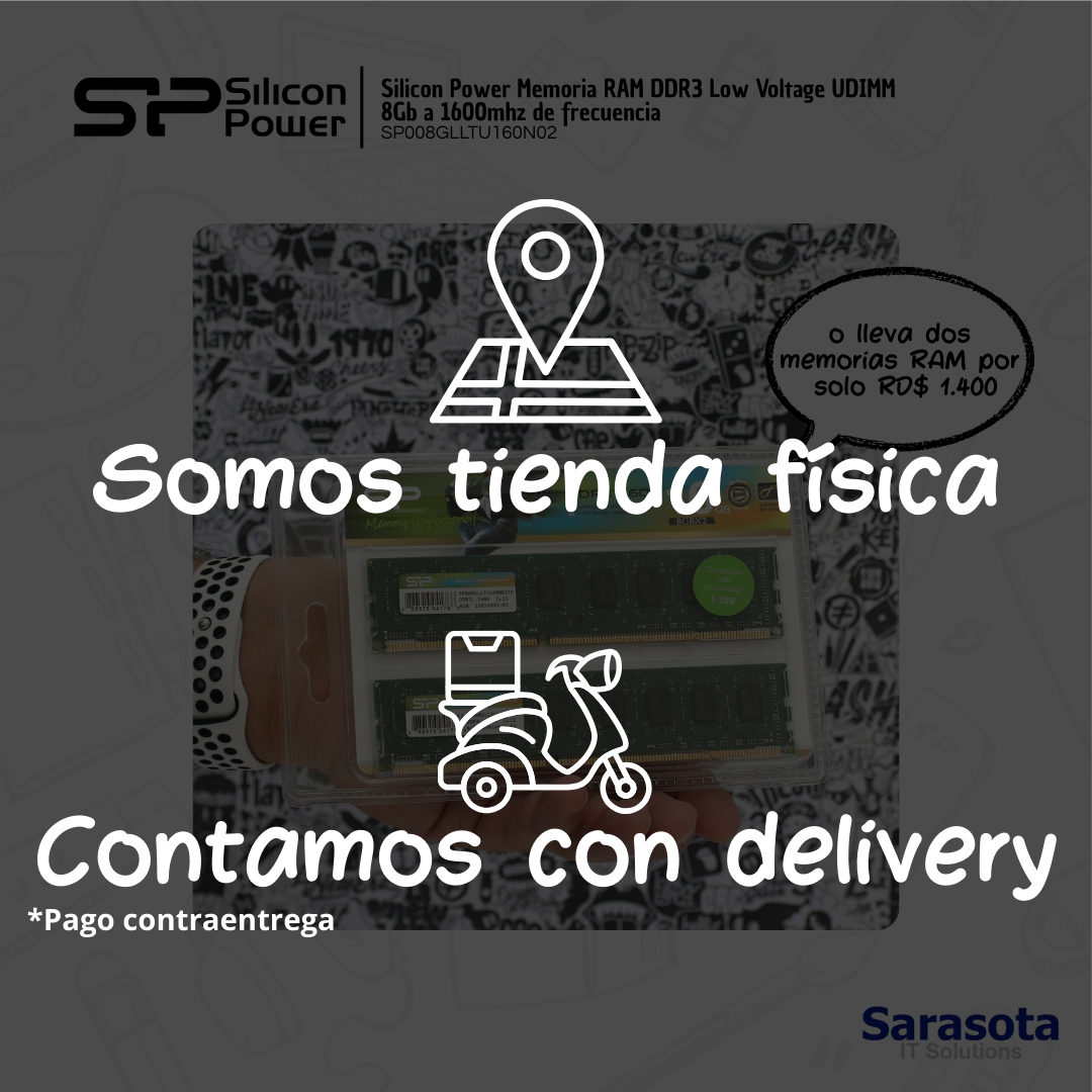 accesorios para electronica - Silicon Power Memoria RAM DDR3 Low Voltage UDIMM 8Gb a 1600mhz 2
