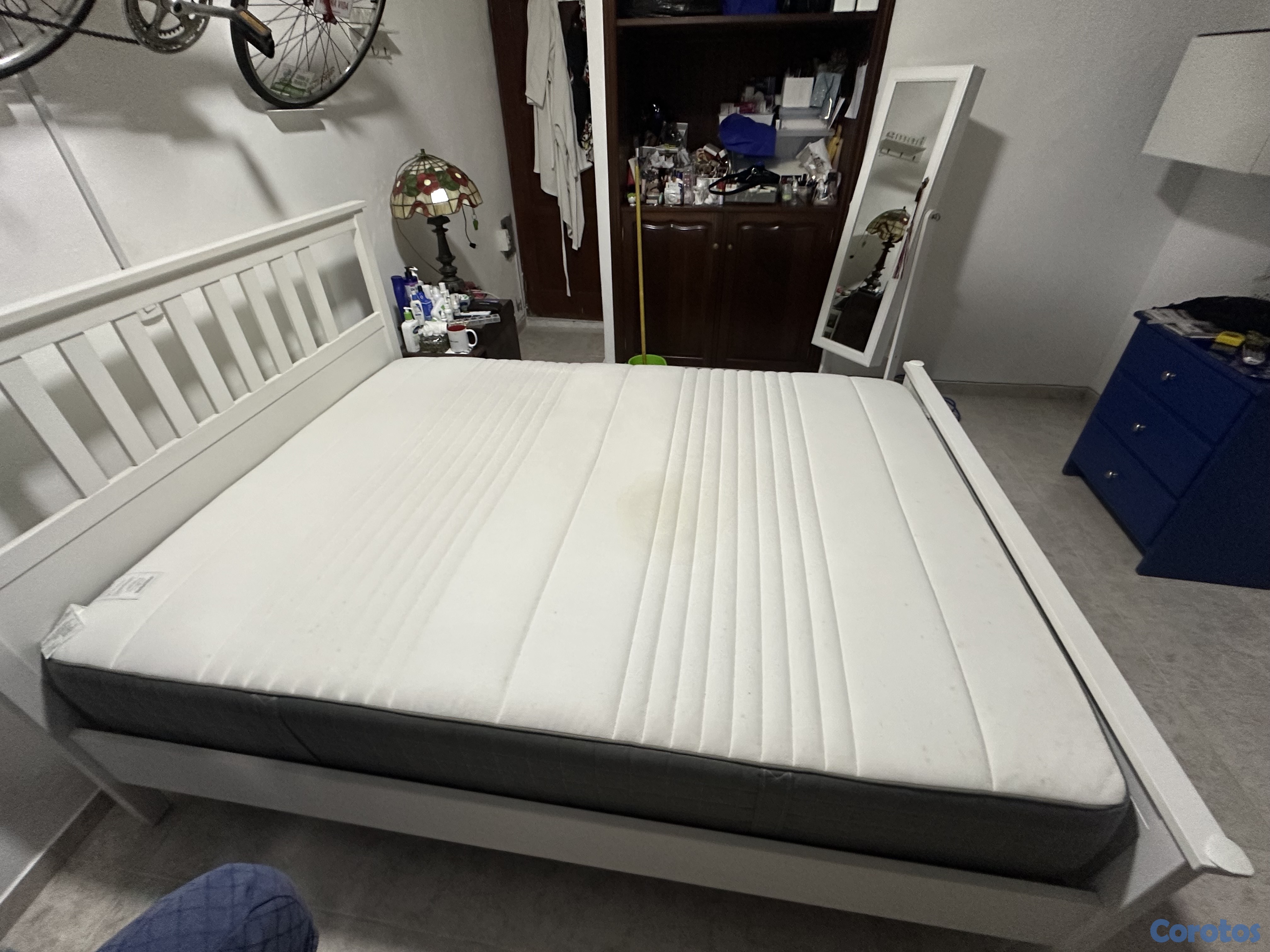 muebles y colchones - Vendo cama con su colchón de Ikea en buenas condiciones  3