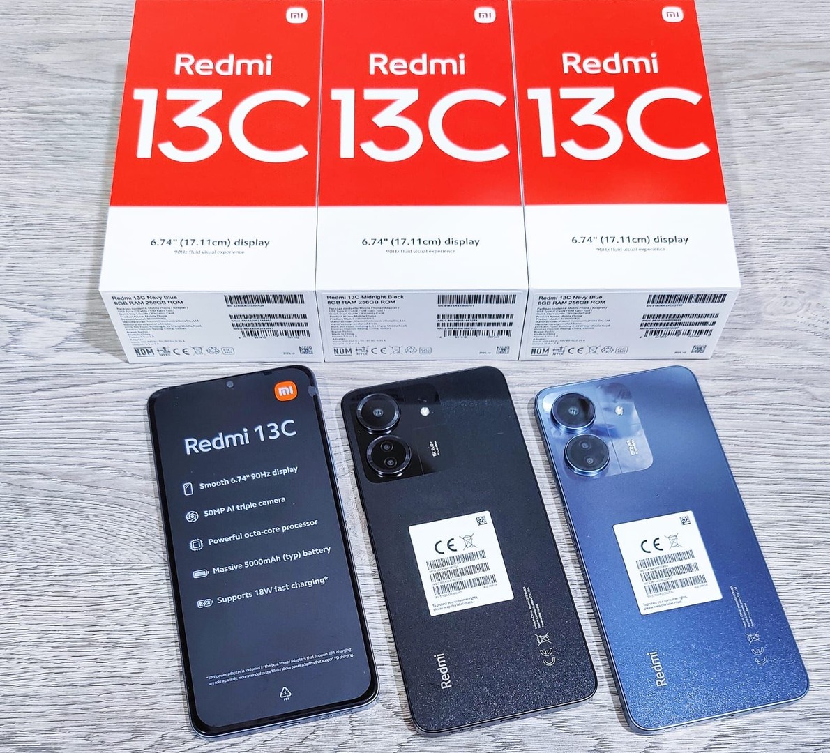 celulares y tabletas - REDMI 13C 256GB 8GB RAM NUEVO DE CAJA
